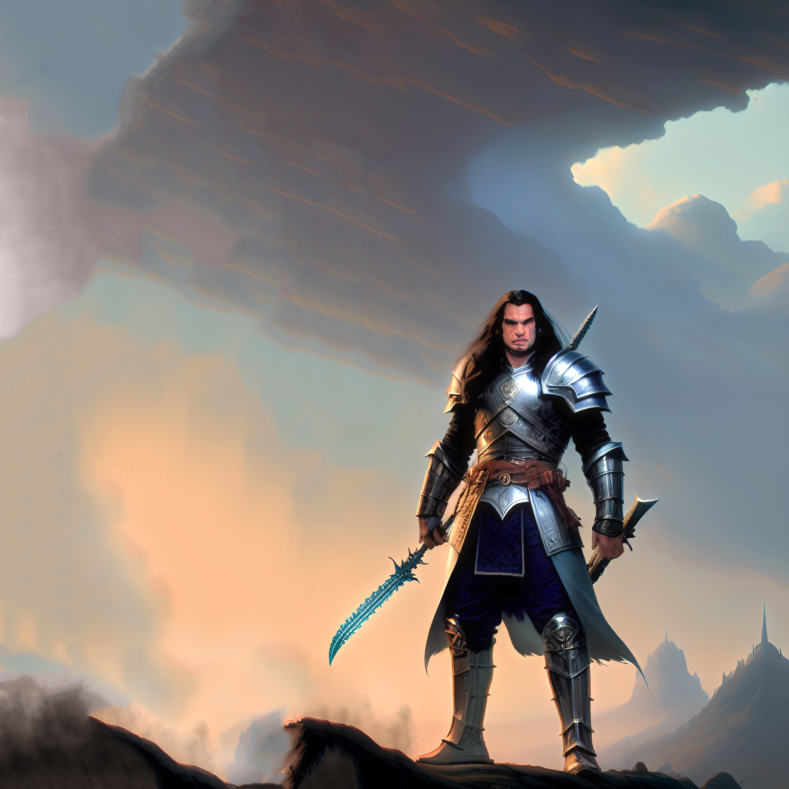 Generic fantasy-art album cover